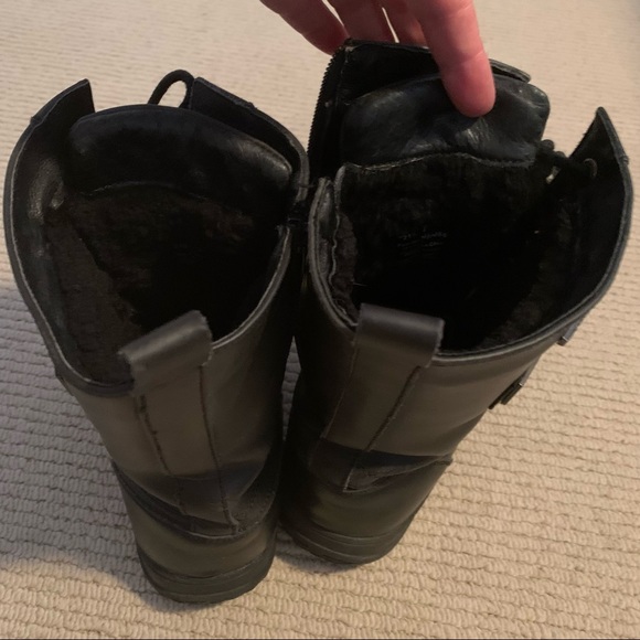 WOMANS SIZE 9 or MENS SIZE 7 ATELIER NOIR WINTER BOOTS - Picture 4 of 5